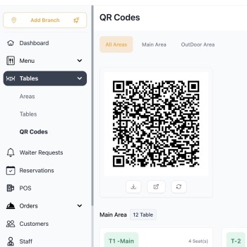 📱 QR কোড মেনু